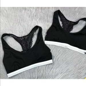 Bundle Xhilaration Black Racerback Bralette XS